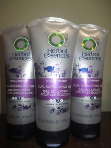 Lote de 3 Esencias Herbales Totally Twisted Curl Gel Crujiente 6 Oz - Imagen 1 de 1