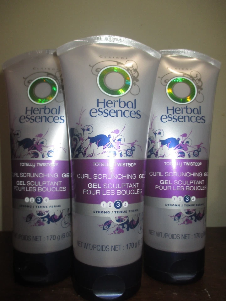 Lot of 3 Herbal Essences Totally Twisted Curl Scrunching Gel 6 Oz - Image 1 of 1