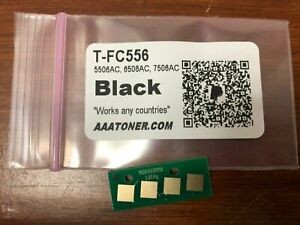 Black Toner Chip Refill for Toshiba 5506AC, 6506AC, 7506AC (T-FC556, TFC556)