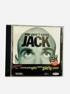 Computer Pc Game You Don't Know Jack Quiz Show Party Cd Rom Windows Or Mac Retro - Picture 1 of 5