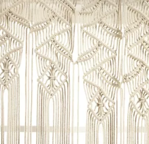 Boho Macramè Cotone Valence Tan - Foto 1 di 6