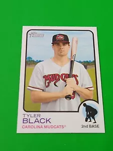 Tyler Black 2022 Topps Heritage Minor League #136 , Carolina Mudcats - Picture 1 of 2