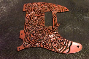 Mini golpeador Humbck Telecaster, mecanizado hecho a medida ""riffs florales antiguos"" r - Imagen 1 de 11