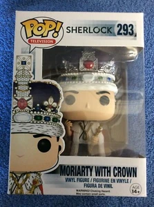 Funko Pop Vinyl Figur TV Serie Sherlock - Moriarty mit Krone #293 Neu - Bild 1 von 6