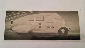 1934 TEST CAR NO. 9 TEAR DROP McQUAY NORRIS MECHANICAL MEETING TICKET VERY RARE - Foto 1 di 4