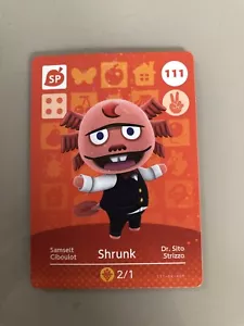 Official Genuine Animal Crossing amiibo card Series 2 111 Shrunk - Picture 1 of 1