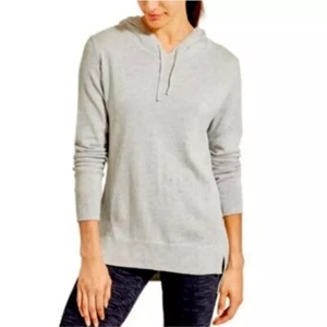 NWT Athleta Winding River Knit Pullover Hoodie Grey Size XXS - Picture 1 of 7