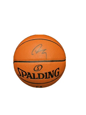 Rajon Rondo Signed Spalding Indoor/Outdoor Basketball JSA - Image 1 of 2