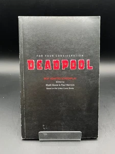 Deadpool 2016 Film Promo FYC Rare Script Screenplay Marvel Wolverine Fox - Picture 1 of 1