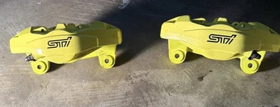 Juego de pinzas de freno Brembo traseras de fábrica 2018-2021 Subaru WRX STI OEM 18-21 Foto 1 de 4