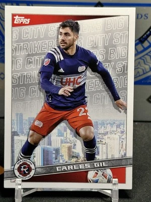 2022 Topps MLS Soccer CARLES GIL Big City Strikers SP Short Print - Image 1 of 2