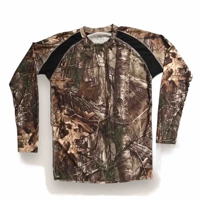  Realtree Camouflage RedHead Men's Medium Shirt Long Sleeve Stretch - Image 1 of 4