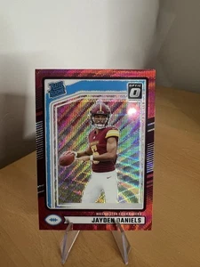 2024 Panini Donruss - Rated Rookie Jayden Daniels #389 Optic Preview Red Wave - Bild 1 von 7