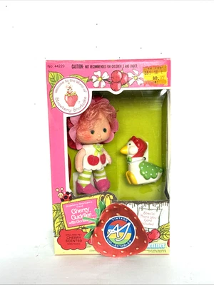 🍰🍒Vintage Strawberry Shortcake Cherry Cuddler & Gooseberry-Nuevo en Orig. ¡Caja! Foto 1 de 4
