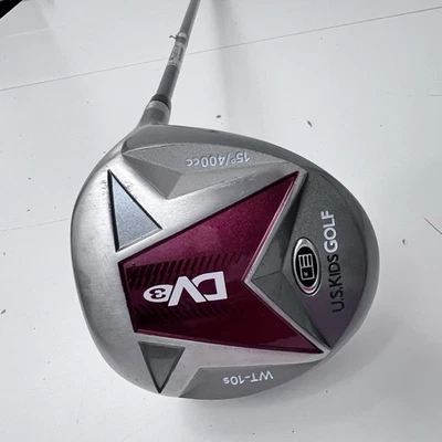 US Kids Golf DV3 UL60-S R-Hand Driver 15° 40” Graphite K-Flex 60W Mint USA Jr’s - Image 1 of 4