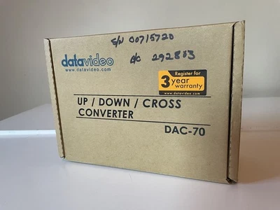 Datavideo Model Number # DAC-70 Up And Down / Cross Converter - Image 1 of 4