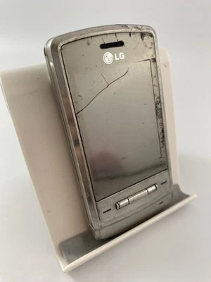 LG Shine KE970 Silver Orange Network 50MB 2.2" 2MP Camera Slider Phone Cracked - Image 1 of 4