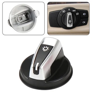 1 × For 320 325 330 335 E92 E90 Black Auto Headlight Switch-Knob Fog Light - Picture 1 of 9