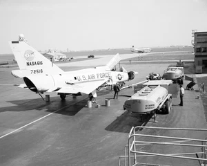 1968 USAF Convair F-106 Delta Dart Aircraft - foto 8x10 su 8,5x11 #1907 - Foto 1 di 1