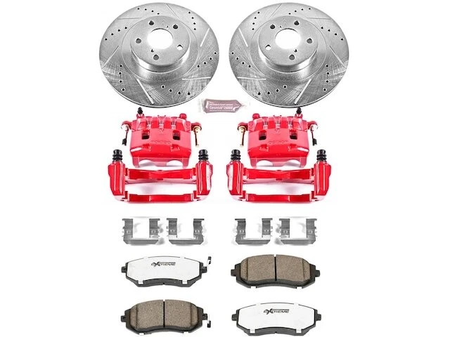 Kit de pastillas de freno delanteras y rotor para Subaru Impreza WRX 2004 FK164DS 2003-2005 Foto 1 de 1