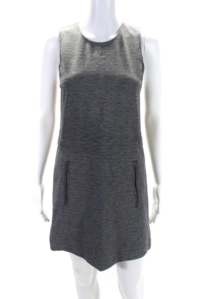 Vestido Talula para mujer sin mangas cuello redondo línea A gris talla XS Foto 1 de 4