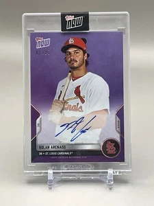2022 TOPPS NOW ROAD TO OPENING DAY Nolan Arenado AUTO /25 Autograph CARDINALS - Picture 1 of 2
