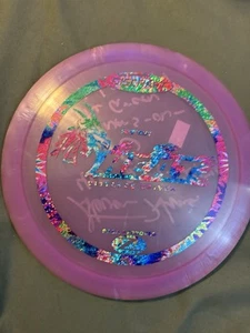 Discraft First Run Z Heat Purple 174g PFN Disc Golf 9.5/10 - Picture 1 of 8