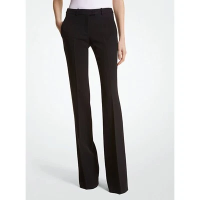 Pantalones acampanados Michael Kors Haylee negros crepé para mujer talla 2 | Hechos en Italia Foto 1 de 4