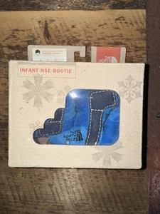 The North Face Infant NSE Bootie Size 2 Drumroll Blue/ Deep Water Blue Baby Boy - Picture 1 of 5