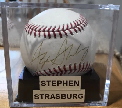 Stephen Strasburg Autographed Baseball JSA Certified - Image 1 of 4
