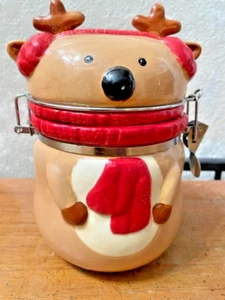 Reindeer Candy Jar with Red Scarf, Free Shipping - Picture 1 of 9