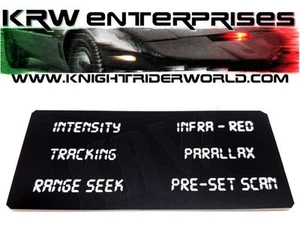 82 PONTIAC FIREBIRD KNIGHT RIDER KITT 1ST SEASON UPPER CONSOLE PLASTIC INSERT - Picture 1 of 12