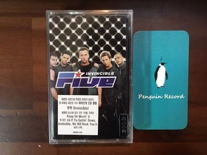 Five - Invincible CASSETTE TAPE KOREA EDITION SEALED - Picture 1 of 3