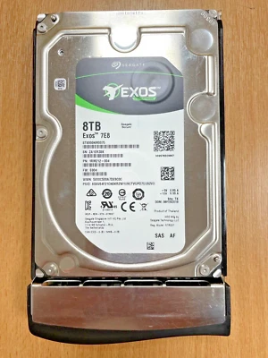 Seagate Enterprise 8TB 3.5 SAS HDD Hard Drive v5 - ST8000NM0075 - Image 1 of 4