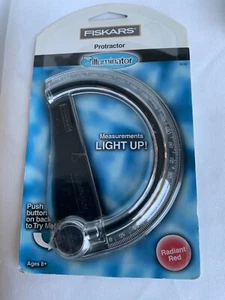 Fiskars Illuminator Protractor lights up NIP - Picture 1 of 3
