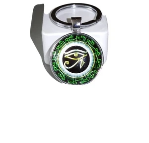 EYE OF HORUS EGYPTIAN VINTAGE PENDANT KEYRING - Picture 1 of 11