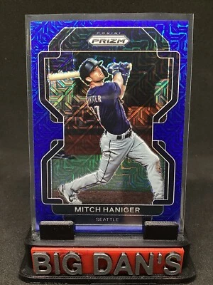 2022 Panini Prizm - Blue Mojo Prizm #65 Mitch Haniger /199 - Image 1 of 2