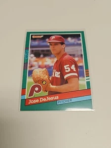1991 Donruss #596 Jose DeJesus - Philadelphia Phillies - Picture 1 of 2