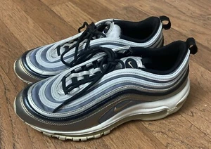 Nike Air Max 97 SE (GS) Youth Trainers Sz 5Y (AV3181 001) Metallic Gold Silver - Imagen 1 de 7