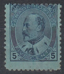 CANADA KEVII 5c BLUE MINT (ID:275/D47171) - Bild 1 von 1