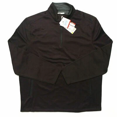 Men's Grand Slam Water Repellent Quarter-Zip Golf Pullover Caviar Purple - M - Image 1 of 4