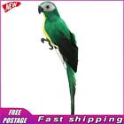 Foam Feather Artificial Parrot Faux Bird Model Home Ornament (Green)
