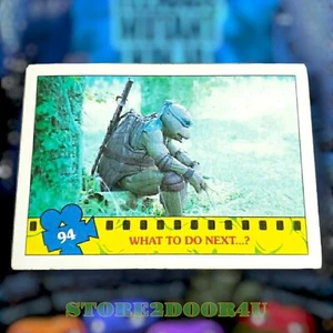 1990 Topps Teenage Mutant Ninja Turtles Movie What to do next? #94 - Picture 1 of 2