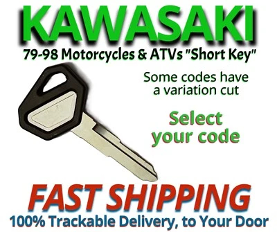 Llaves de moto Kawasaki 79-98 llave corta repuesto corte a código Z5251-Z5500 Foto 1 de 3