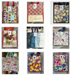 CLEARANCE 2 PK Medium Totes Home Goods, TJ Maxx, Marshalls Reusable bags - Picture 1 of 33
