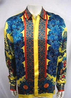 NWT MEN CREME DE SILK SHIRT STYLE PANDORA 2748 WONDERFUL  SIZE X-LARGE - Image 1 of 2