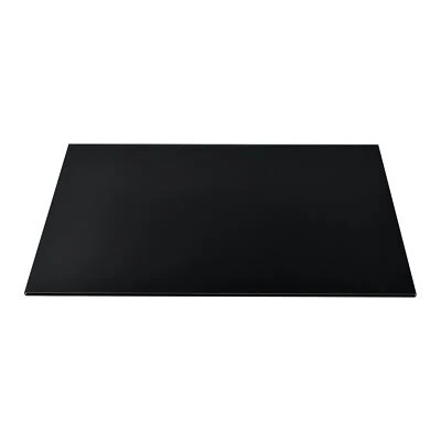 Glasplatte 100x62cm Glasscheibe Tischplatte ESG Glas Kaminplatte Schwarz DIY - Bild 1 von 3