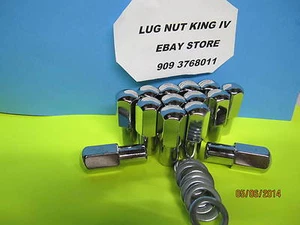 16 DUPLEX MAG LUG NUTS  14 X 1.5 8 LUG WESTERN TURBINE WHEELS 8 LUG  CHEVY GMC - Picture 1 of 1