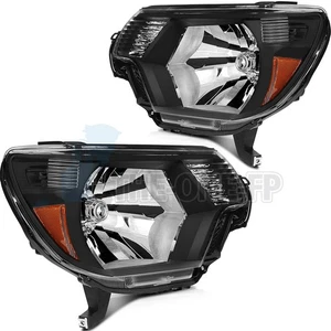 For 2012-2015 Toyota Tacoma Headlights Assembly Black Housing Clear Lens Front - Picture 1 of 8