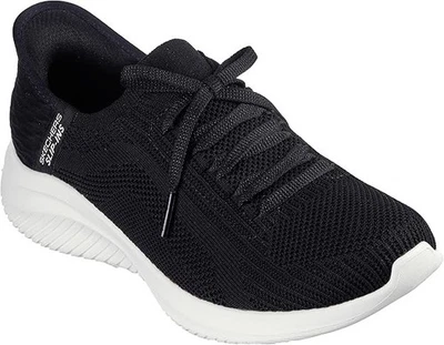 Skechers Women's 10 WIDE Hands Free Slip-ins Ultra Flex 3 Brilliant Path Sneaker - Image 1 of 4